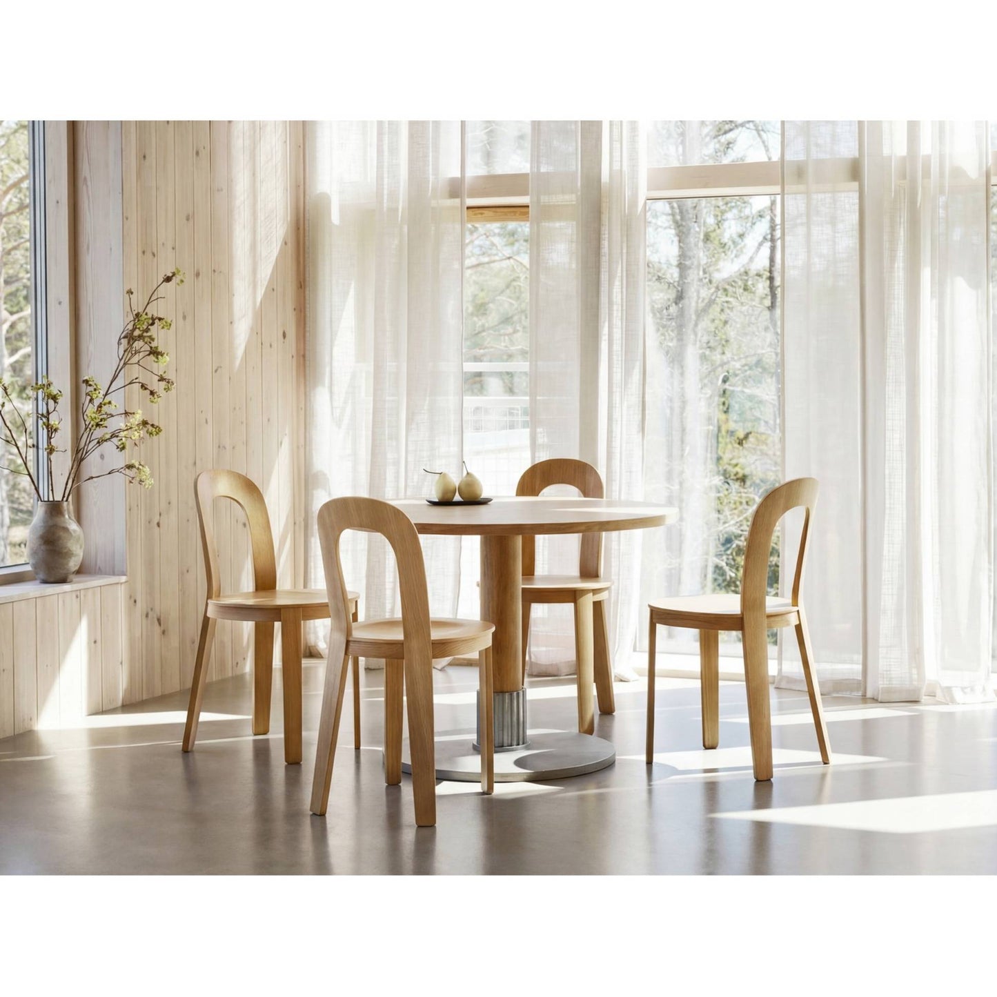 Tock Table Round - Oak