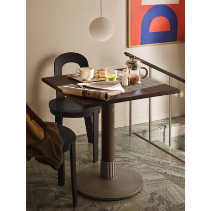 Tock Table Square - Dark Oak