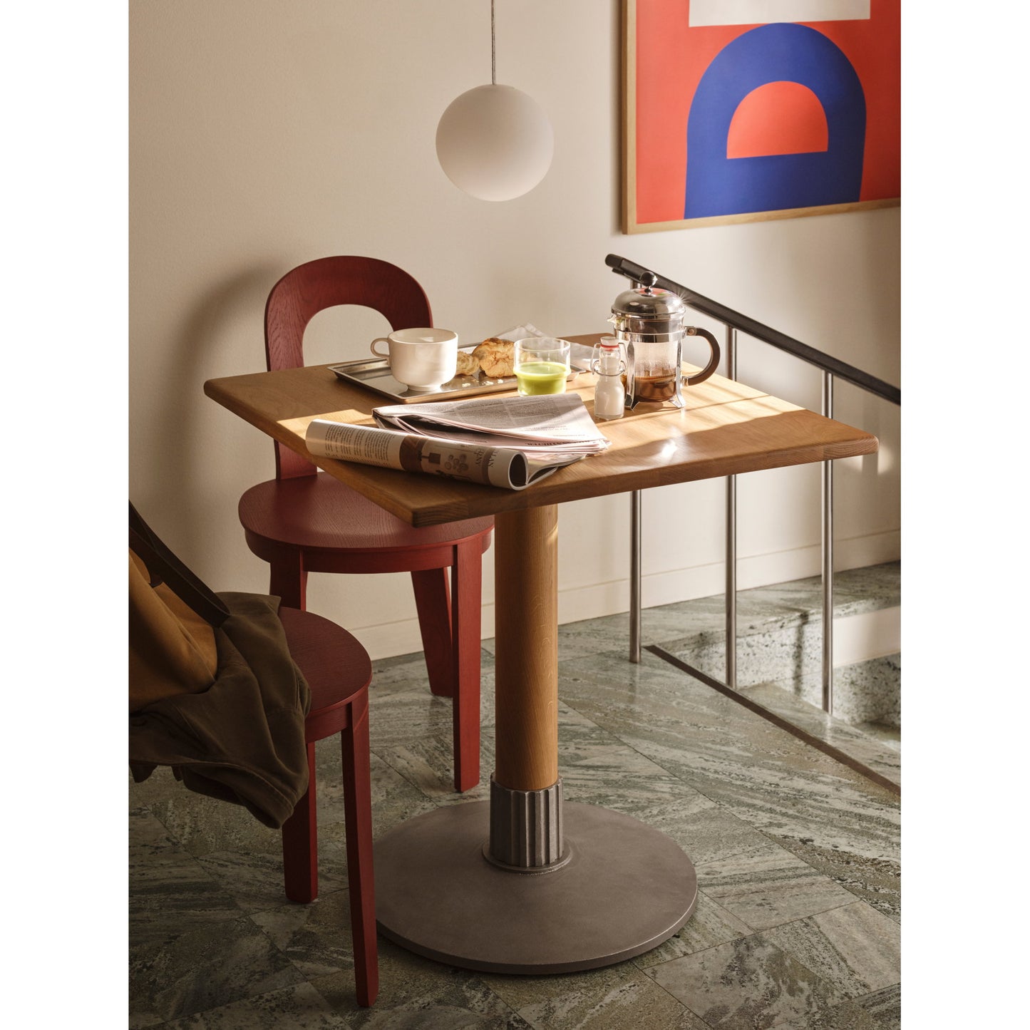 Tock Table Square - Oak