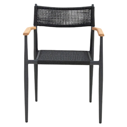 Togo Arm Chair - Black Rope