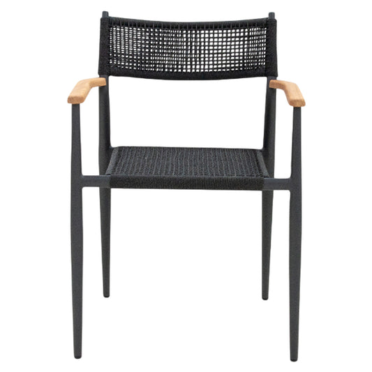 Togo Arm Chair - Black Rope