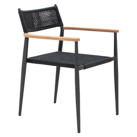 Togo Arm Chair - Black Rope