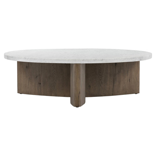 Toli Coffee Table - Italian White Marble