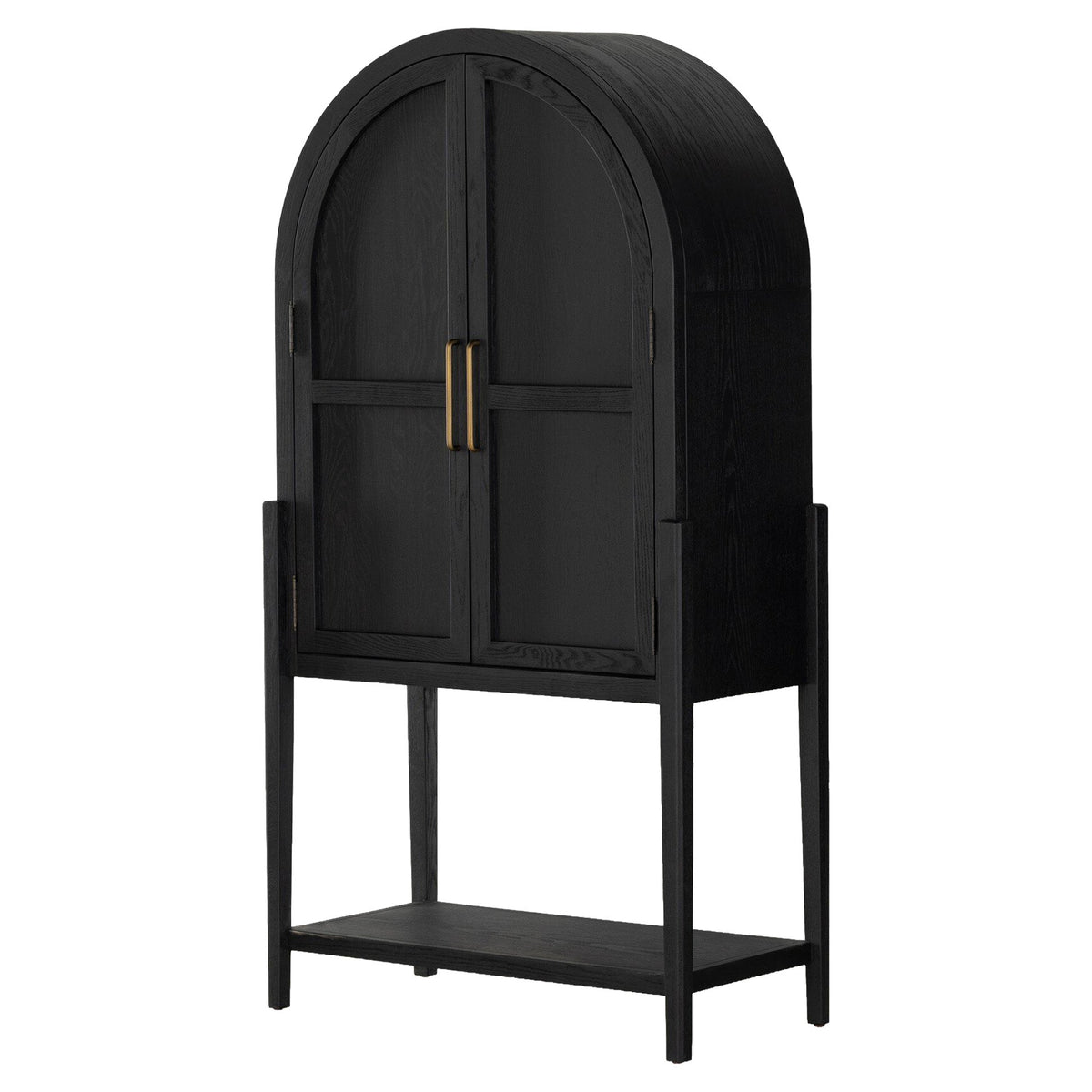 Tolle Bar Cabinet - Drifted Matte Black