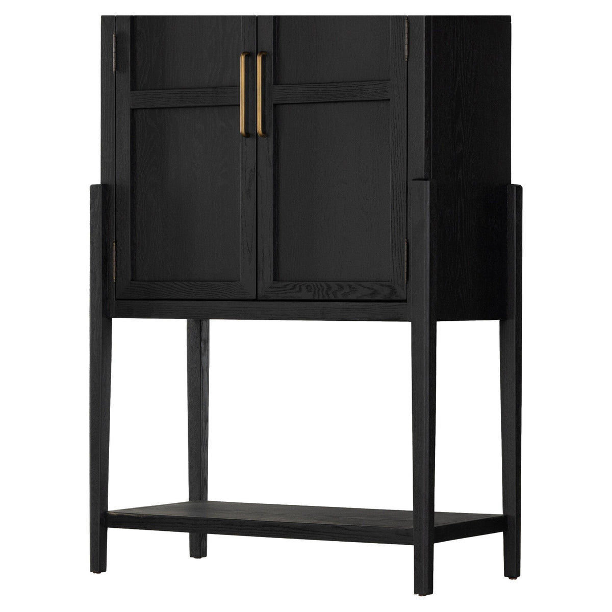 Tolle Bar Cabinet - Drifted Matte Black