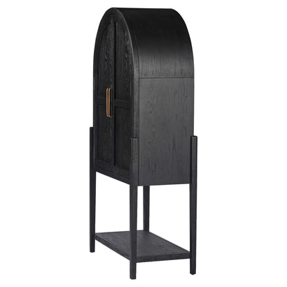 Tolle Bar Cabinet - Drifted Matte Black