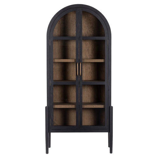 Tolle Cabinet - Drifted Matte Black Veneer