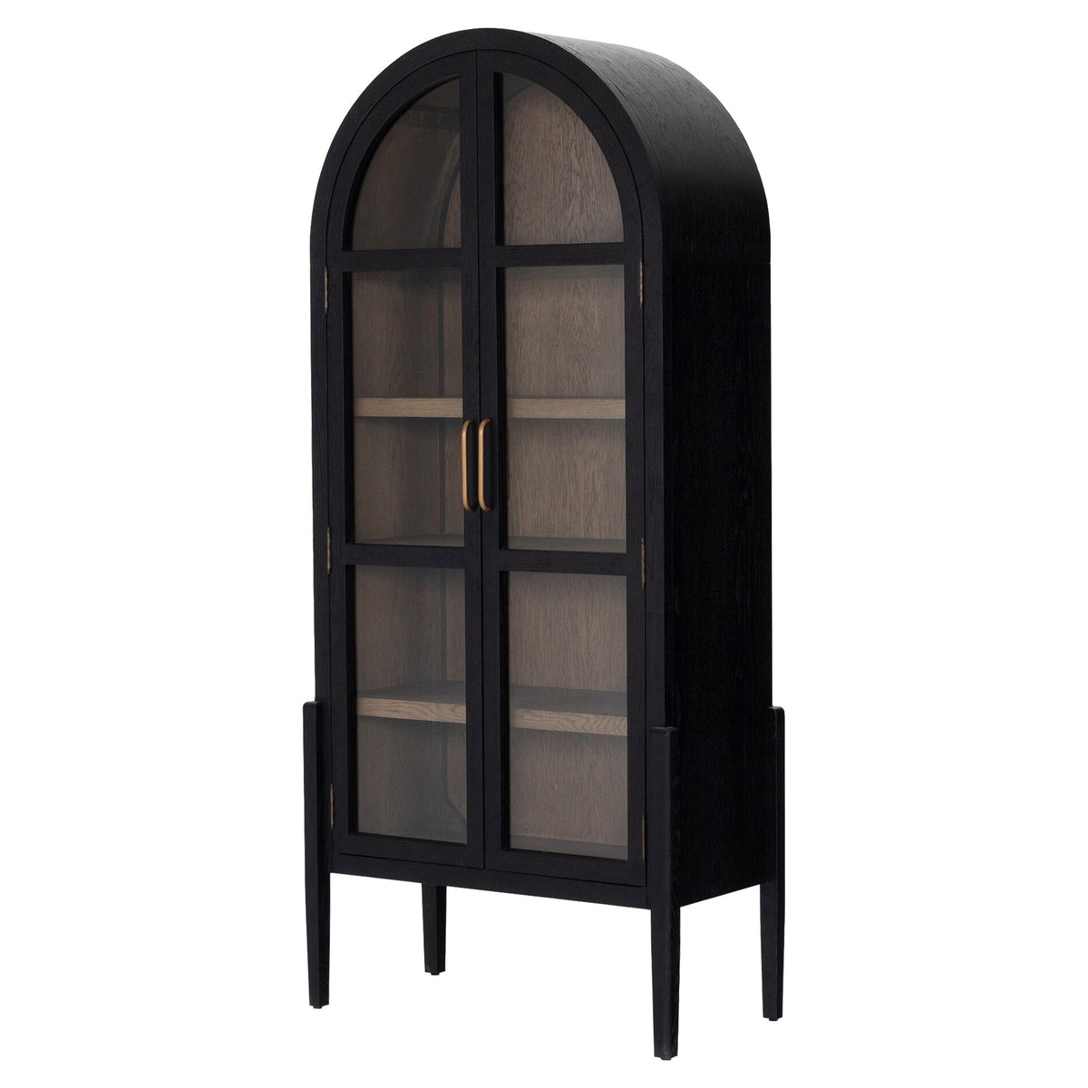 Tolle Cabinet - Drifted Matte Black Veneer