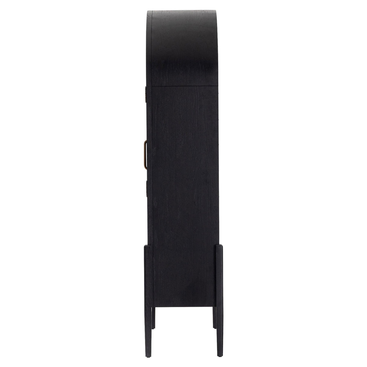 Tolle Cabinet - Drifted Matte Black Veneer