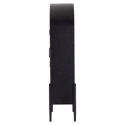 Tolle Cabinet - Drifted Matte Black Veneer
