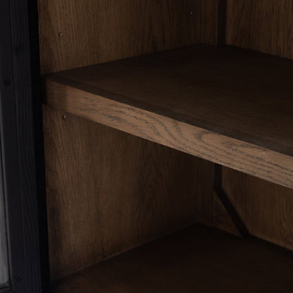 Tolle Cabinet - Drifted Matte Black Veneer