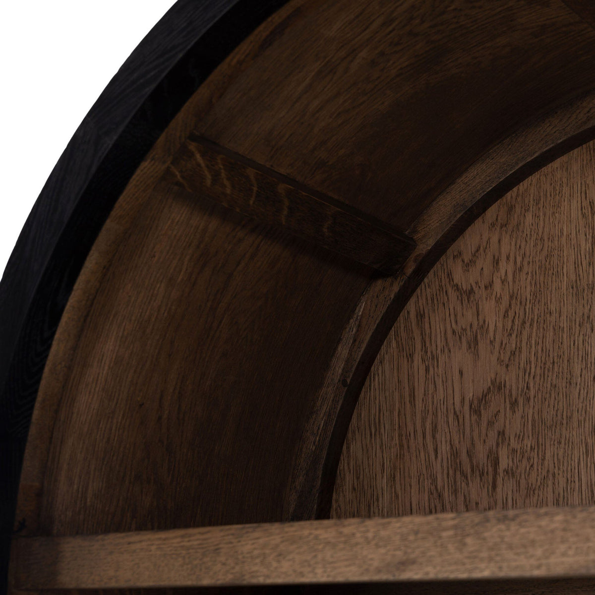 Tolle Cabinet - Drifted Matte Black Veneer