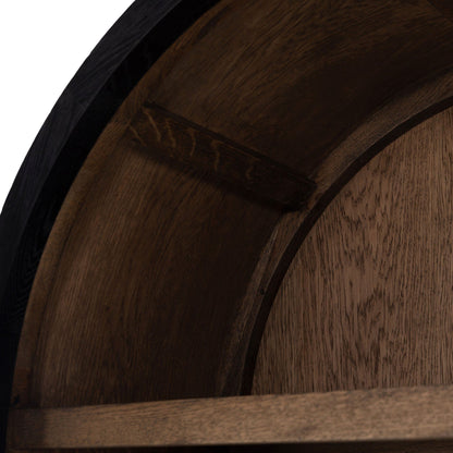 Tolle Cabinet - Drifted Matte Black Veneer