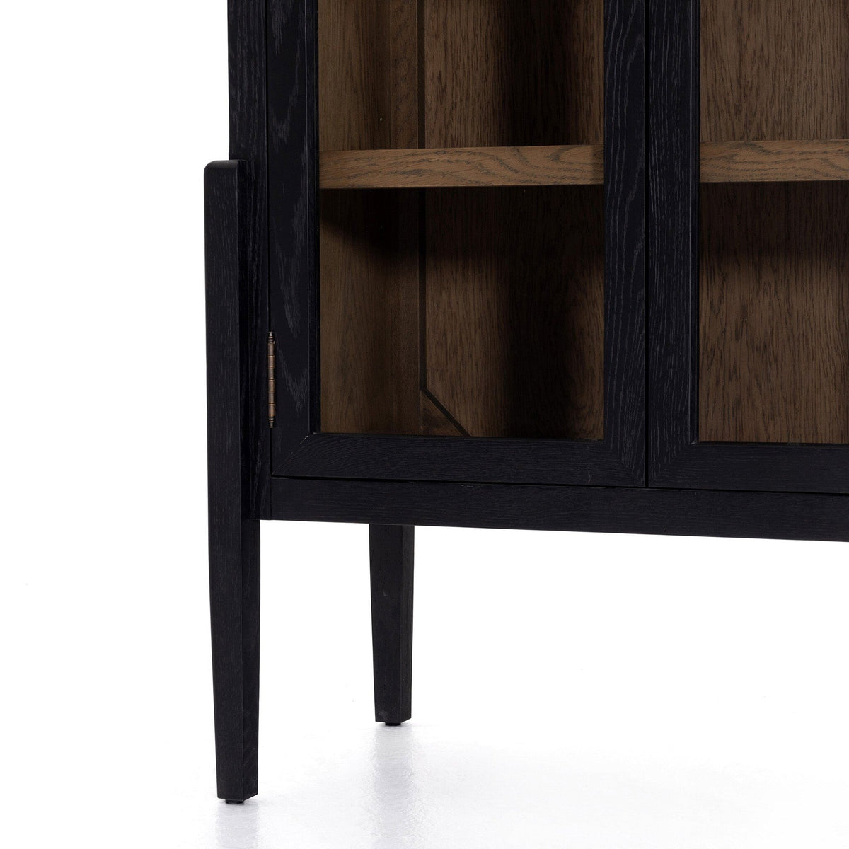 Tolle Cabinet - Drifted Matte Black Veneer