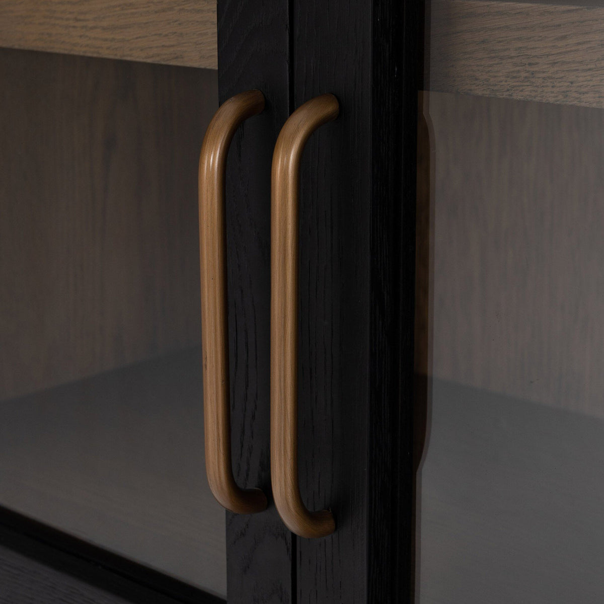 Tolle Cabinet - Drifted Matte Black Veneer