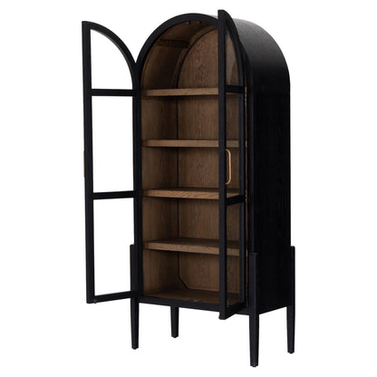Tolle Cabinet - Drifted Matte Black Veneer