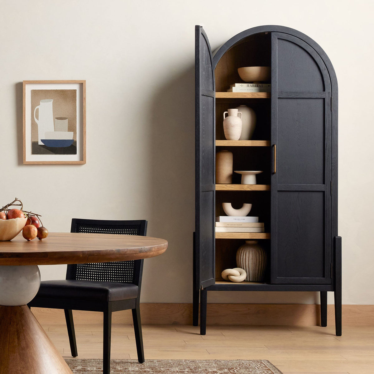 Tolle Panel Door Cabinet - Drifted Oak Veneer