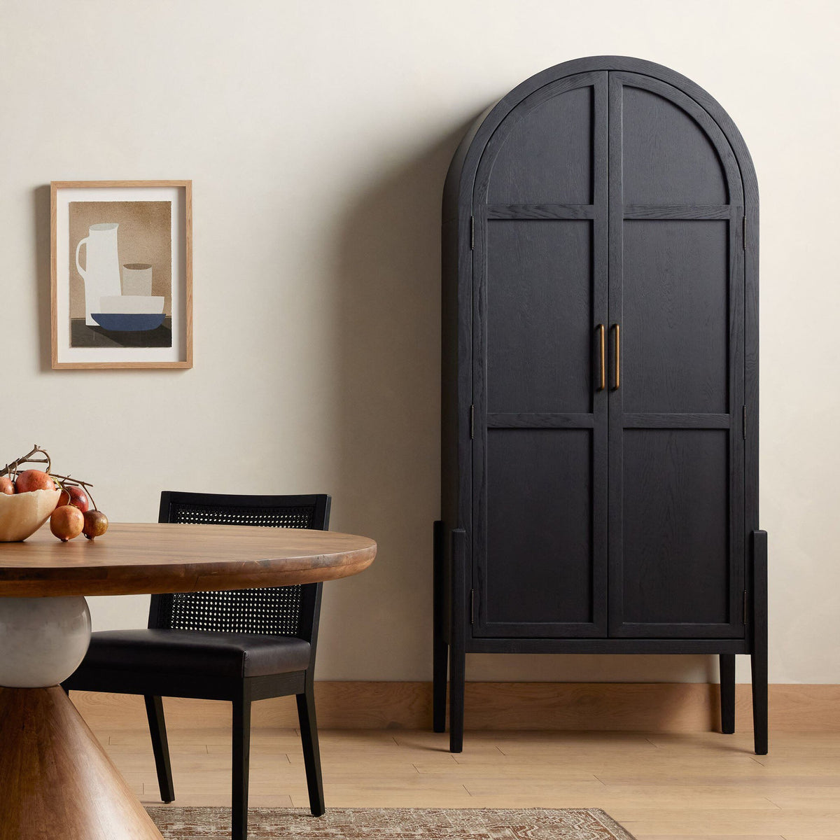 Tolle Panel Door Cabinet - Drifted Oak Veneer