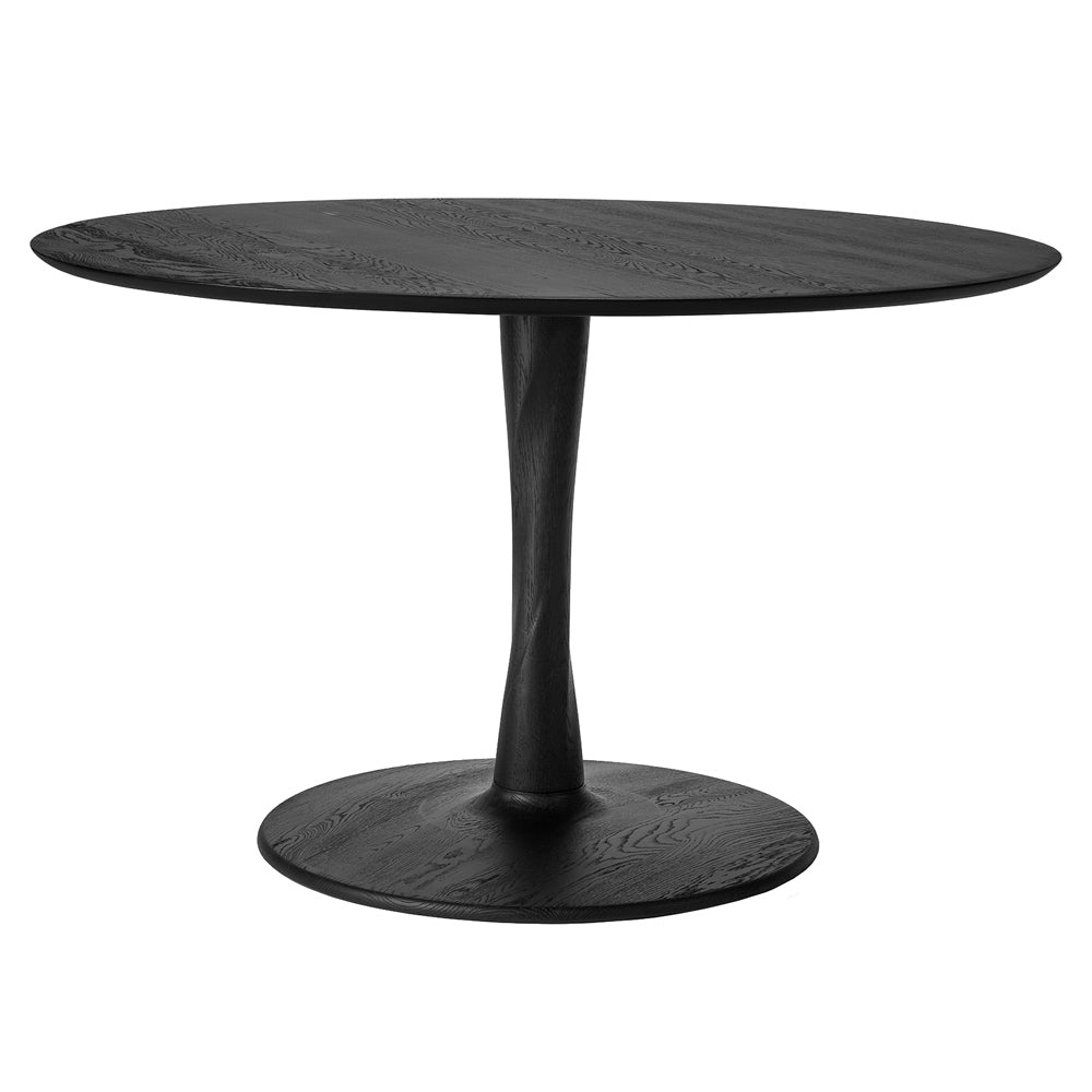 Torsion Dining Table - Black Oak