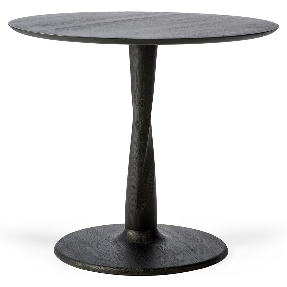 Torsion Dining Table - Black Oak