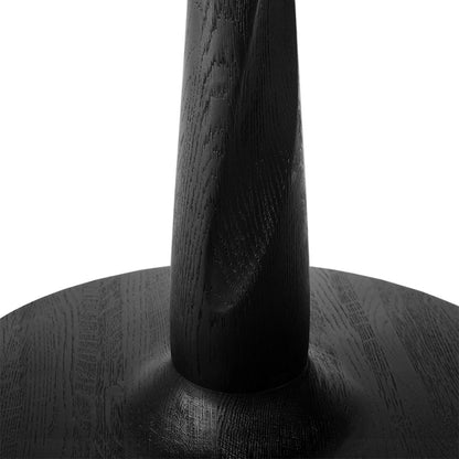 Torsion Dining Table - Black Oak, Low
