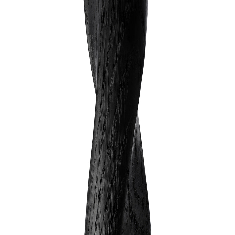 Torsion Dining Table - Black Oak, Low