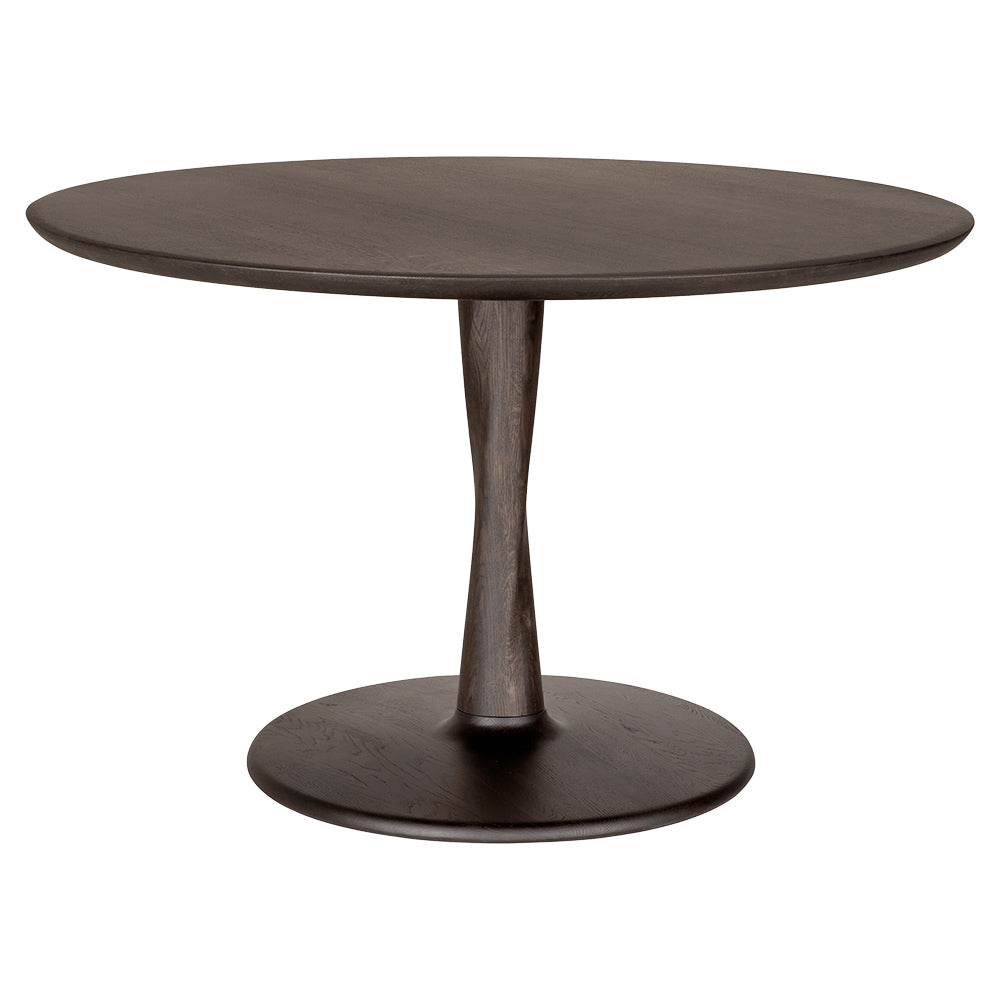 Torsion Dining Table - Brown Oak
