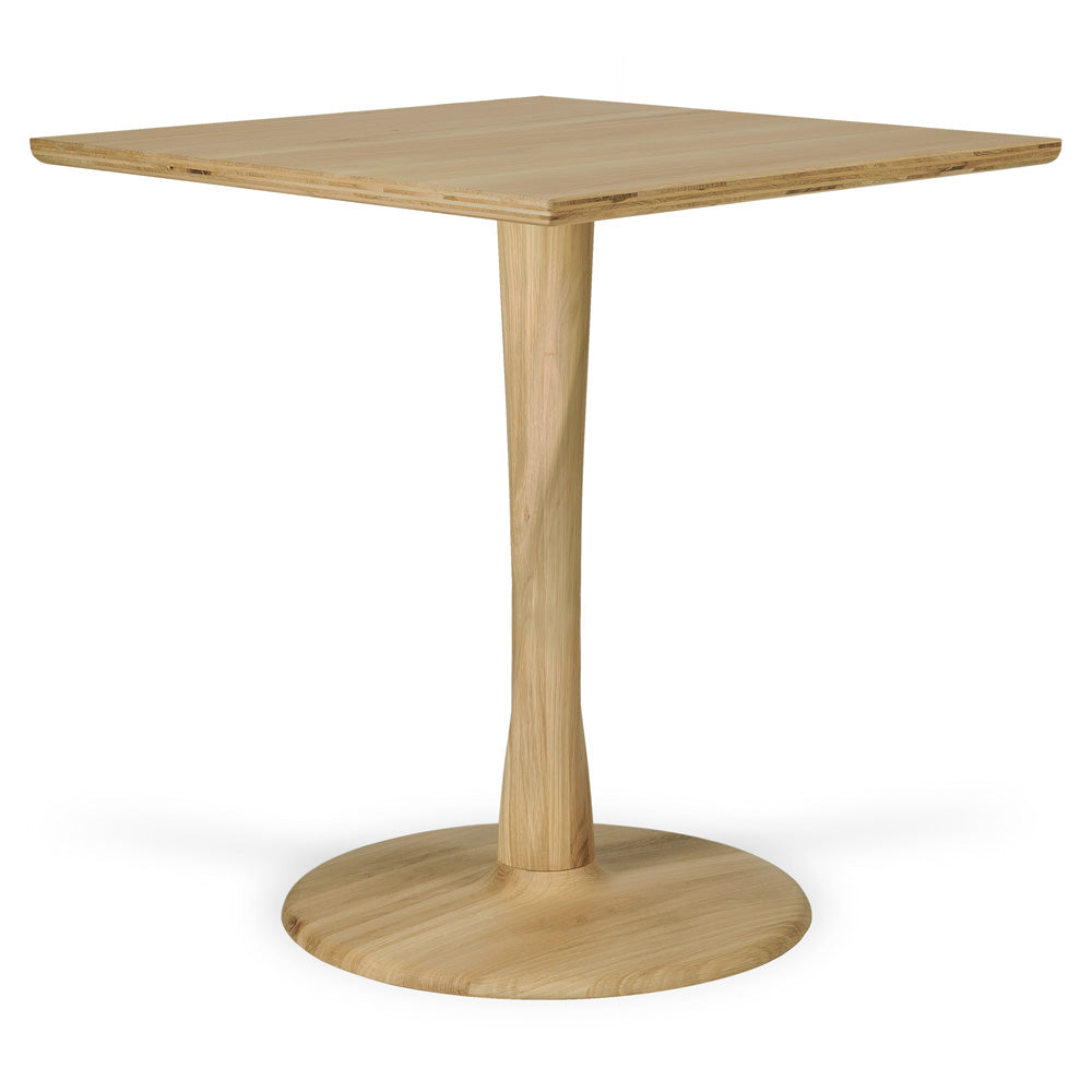 Torsion Square Dining Table - Oak