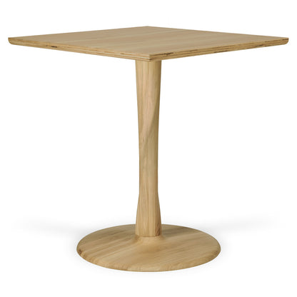 Torsion Square Dining Table - Oak