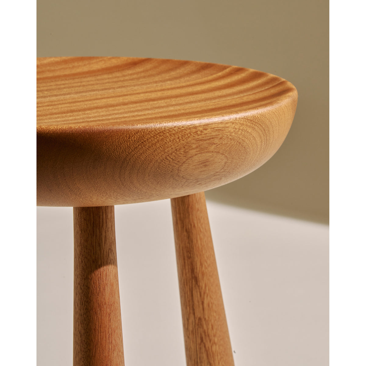 Totto Stool - Lacquered Sapelli
