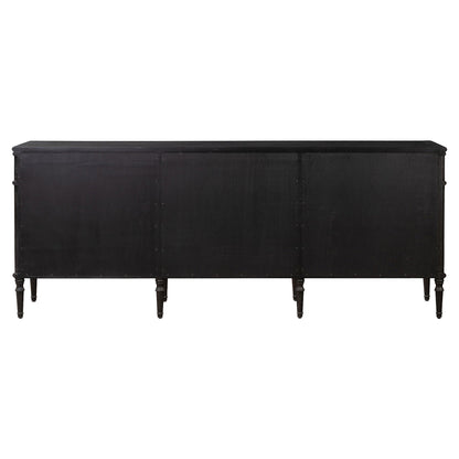 Toulouse 9 Drawer Dresser - Distressed Black