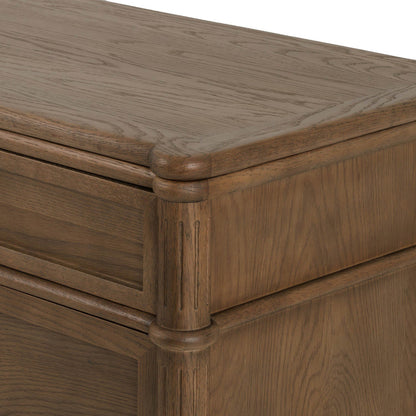 Toulouse 9 Drawer Dresser - Toasted Oak Veneer