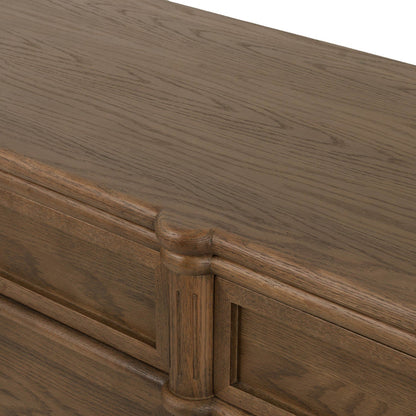 Toulouse 9 Drawer Dresser - Toasted Oak Veneer