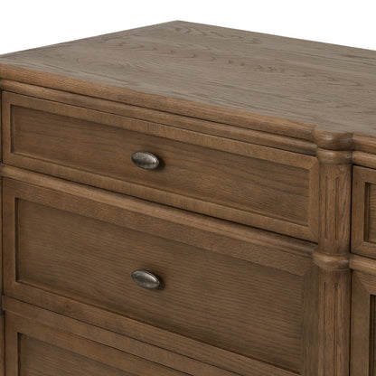 Toulouse 9 Drawer Dresser - Toasted Oak Veneer