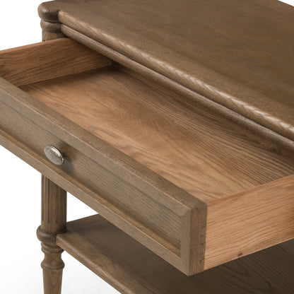 Toulouse Nightstand - Toasted Oak