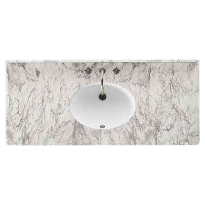 Toulouse Single Wide Vanity - Satin Black Veneer