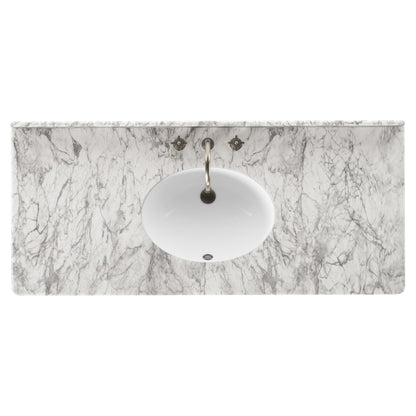 Toulouse Single Wide Vanity - Washed Blonde Oak Veneer