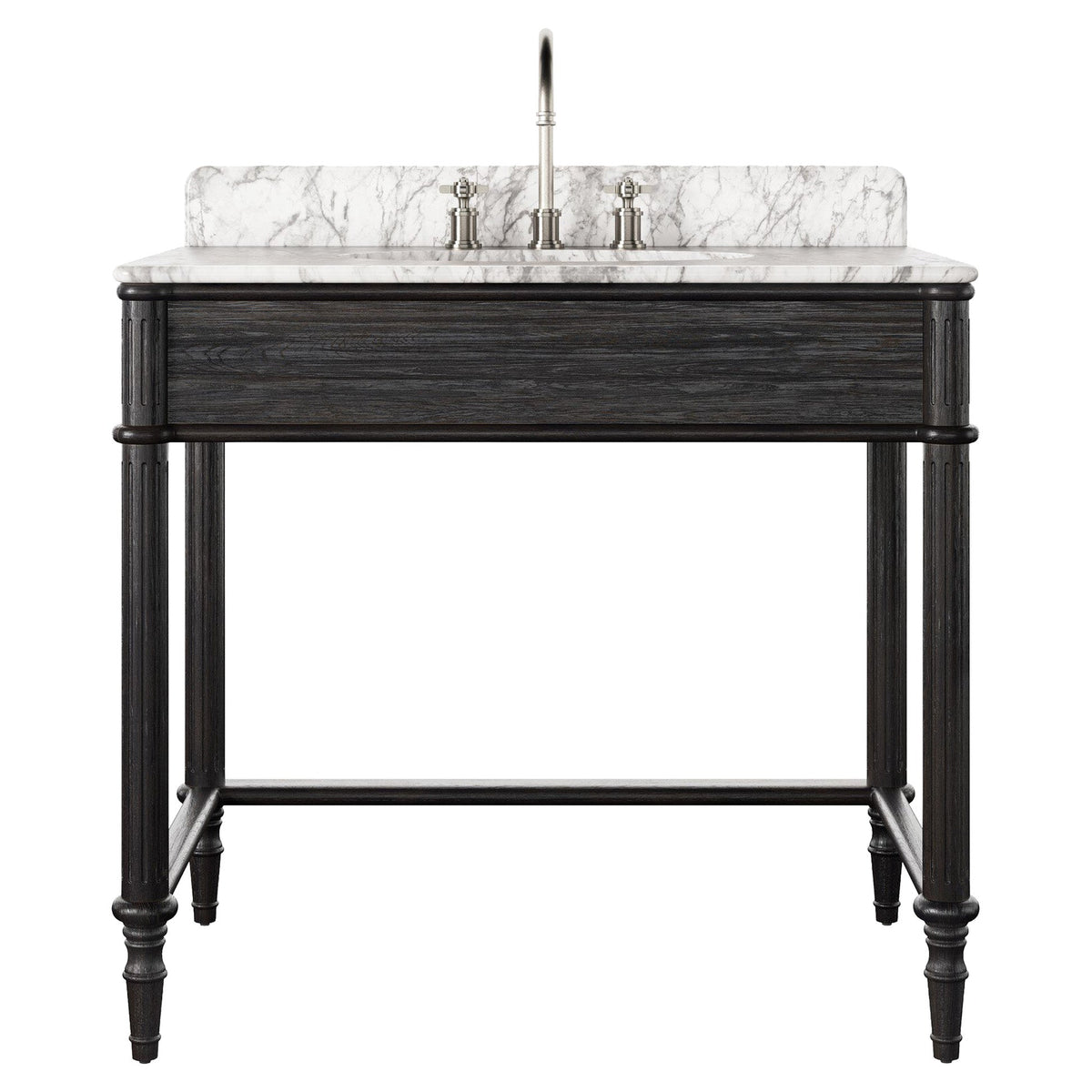 Toulouse Washstand - Satin Black Veneer