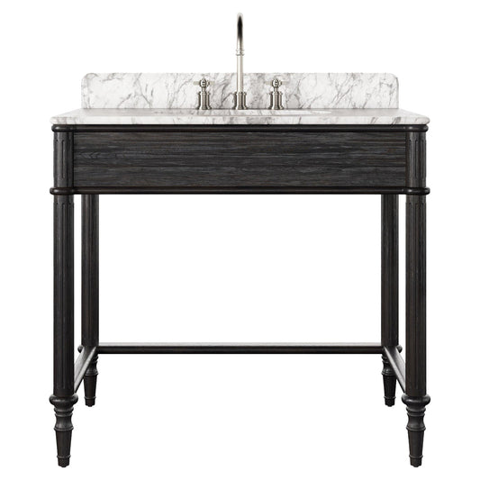 Toulouse Washstand - Satin Black Veneer