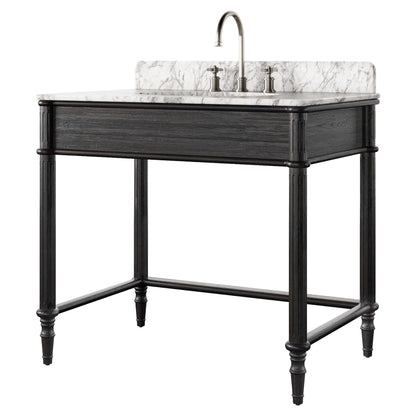 Toulouse Washstand - Satin Black Veneer