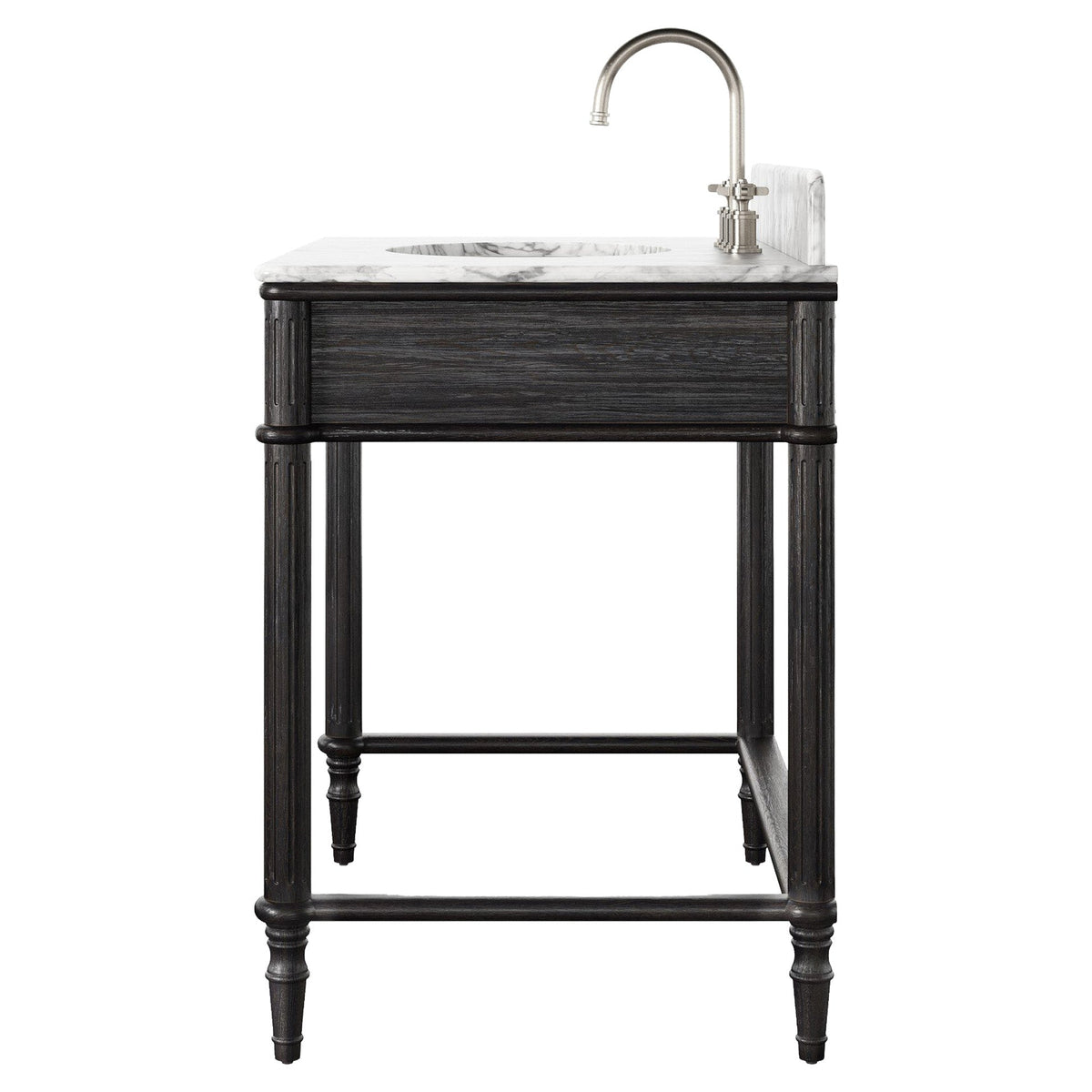 Toulouse Washstand - Satin Black Veneer