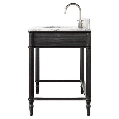 Toulouse Washstand - Satin Black Veneer