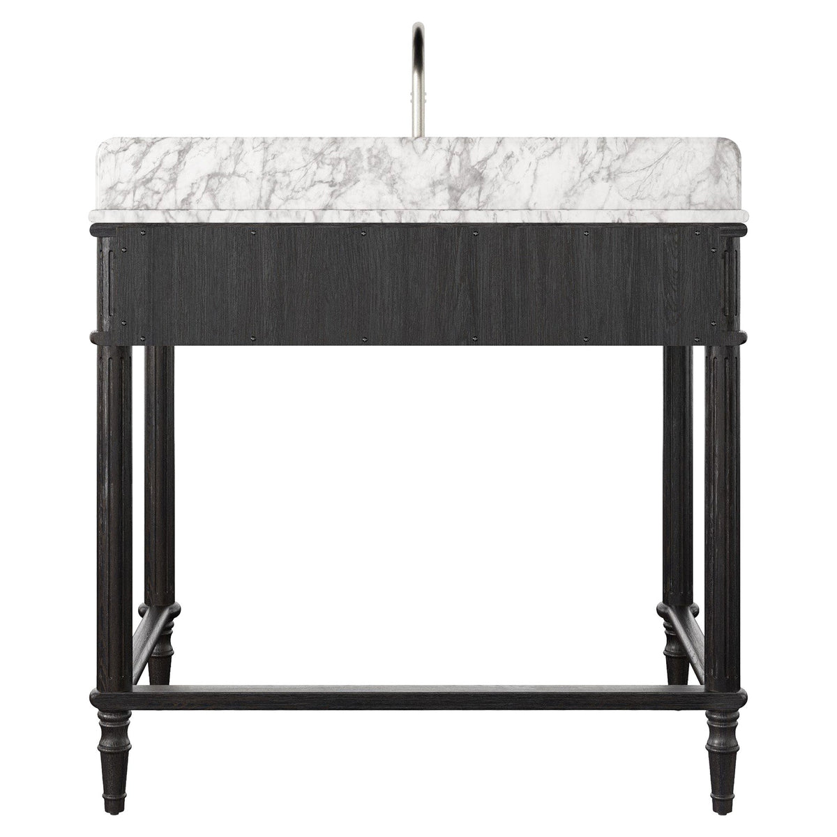 Toulouse Washstand - Satin Black Veneer