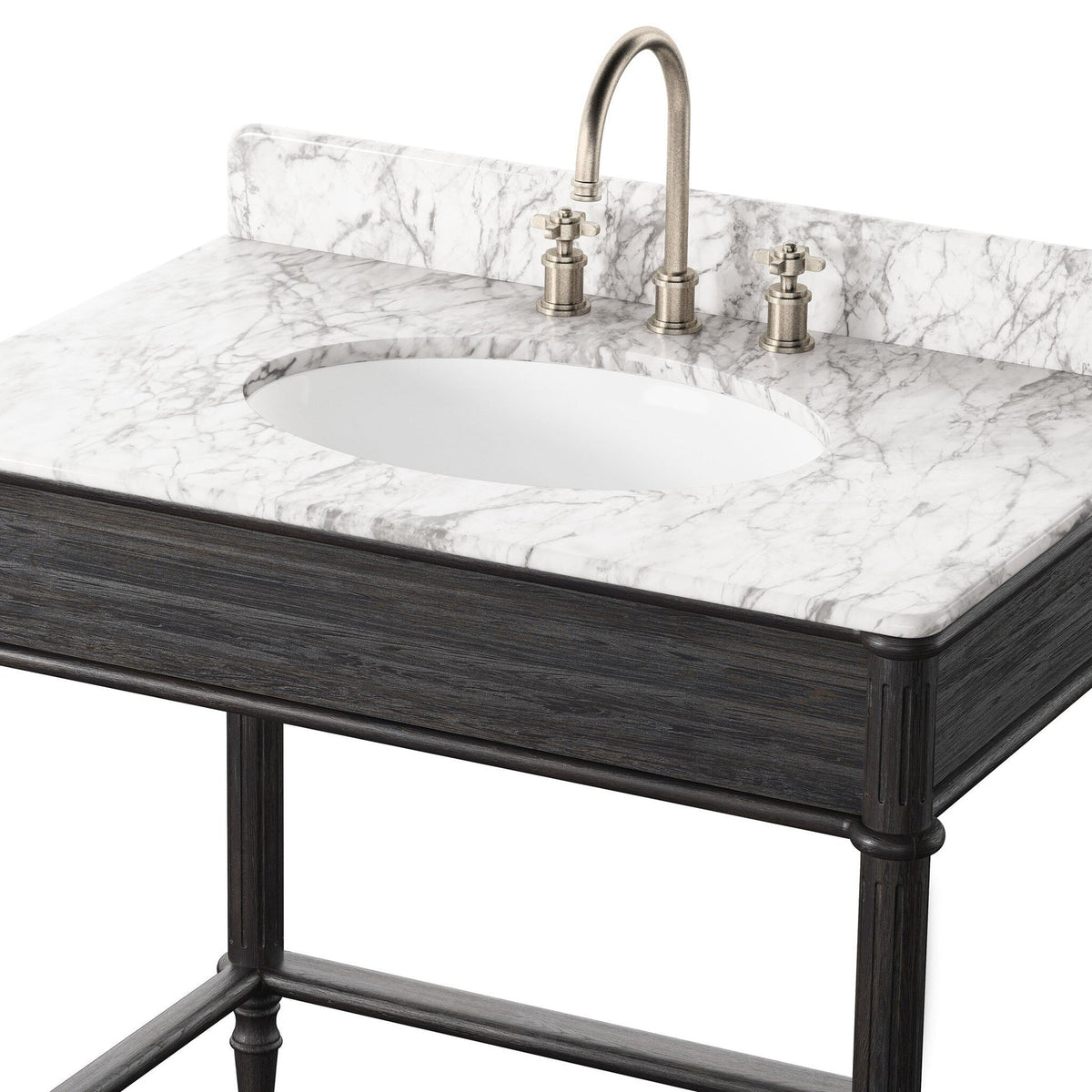 Toulouse Washstand - Satin Black Veneer