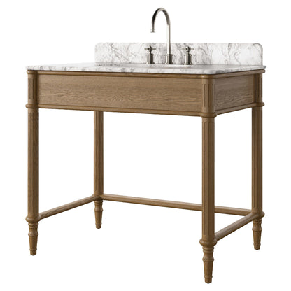 Toulouse Washstand - Washed Blonde Oak Veneer
