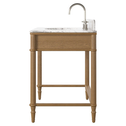 Toulouse Washstand - Washed Blonde Oak Veneer