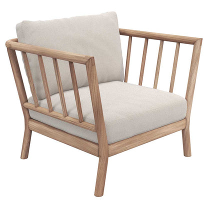 Tradition Outdoor Lounge Chair - Teak, Light Sand