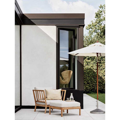 Tradition Outdoor Lounge Chair - Teak, Light Sand