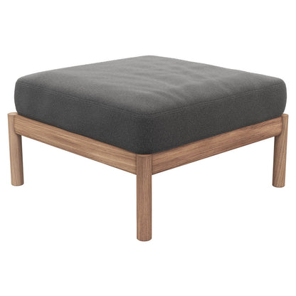 Tradition Outdoor Pouf - Teak, Charcoal