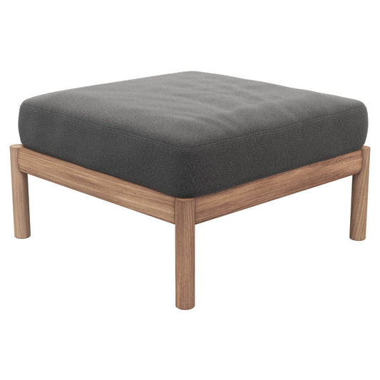 Tradition Outdoor Pouf - Teak, Charcoal